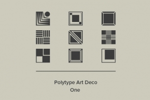 Polytype Art Deco One Font Font Download