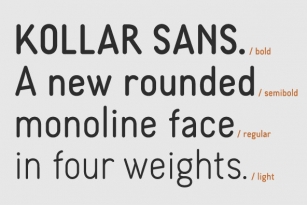 Kollar Sans Font Font Download