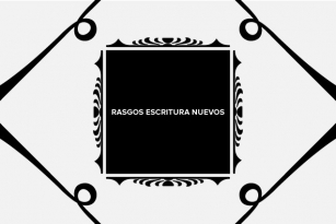Rasgos Escritura Nuevos Font Font Download