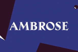Ambrose Font Font Download