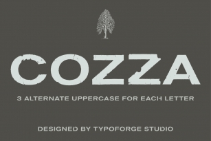 Cozza Font Font Download