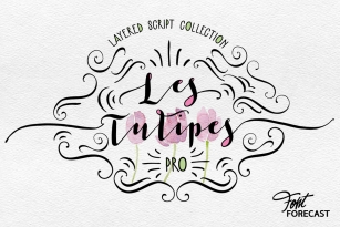 Les Tulipes Pro Font Font Download