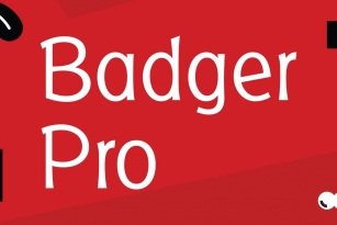 Badger Pro Font Font Download