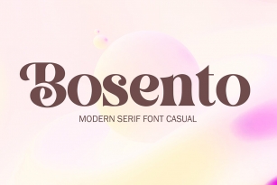 Bosento Font Font Download