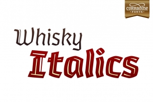 Whisky Italics Font Font Download