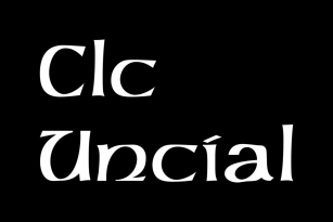 Clc Uncial Font Font Download