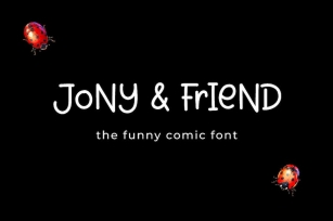 Jony and Friend - Funny Comic Font Font Download