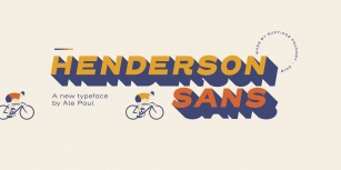 Henderson Sans Font Font Download