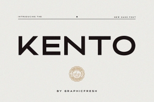 Kento Font Font Download