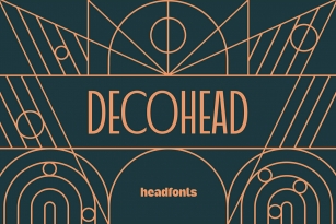 Decohead Typeface Font Font Download