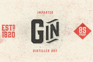 Gin Font Font Download