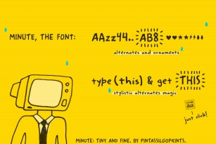 Minute Font Font Download