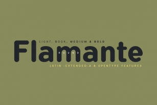 Flamante Round Font Font Download