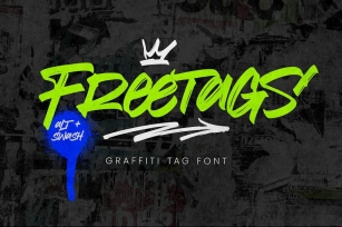 Freetags - Graffiti Tag Font Font Download