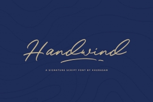 Handwind Font Download