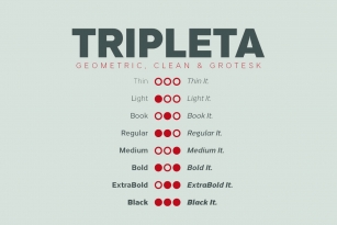 Tripleta Grotesk Font Font Download