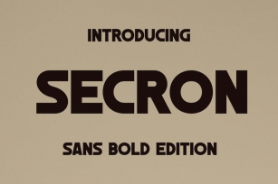 Secron Font Font Download