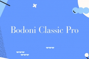 Bodoni Classic Pro Font Font Download