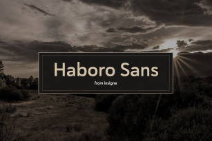 Haboro Sans Font Font Download