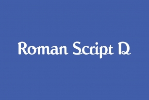 Roman Script Font Font Download