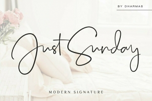 Just Sunday Font Font Download