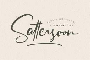 Sattersoon Font Font Download