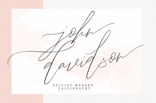 John Davidson Font Font Download