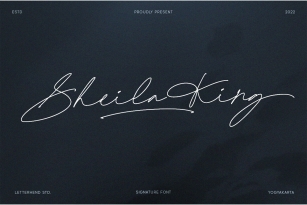 Sheila King Font Font Download