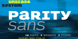 Parity Sans Font Font Download