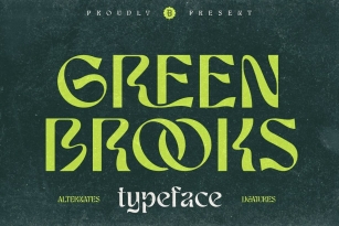 Green Brooks Font Font Download