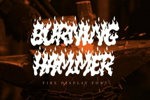 Burning Hammer Font Font Download
