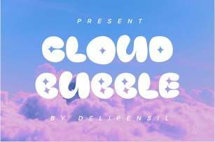 Cloud Bubble Font Download