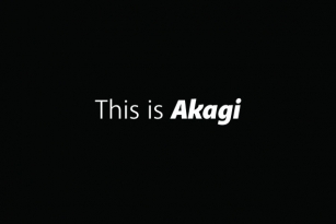Akagi Complete Font Font Download