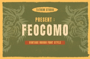 Feocomo Vintage Rough Font Font Download