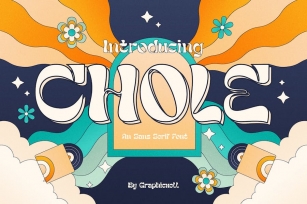 Chole Retro Vintage Serif Font Typeface Font Download