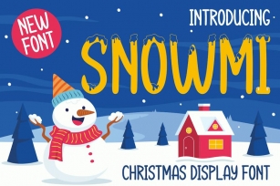 Snowmi - Christmas Display Font Font Download