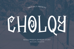 Cholqy Halloween Display Font Font Download