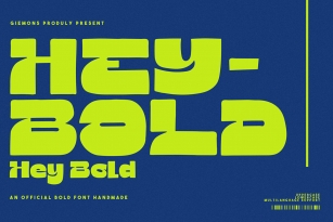 Hey Bold Font Font Download