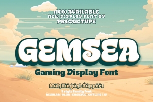 Gemsea â€“ Display Font Font Download