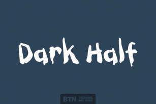 Dark Half Font Font Download