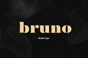 MADE Bruno Font Font Download