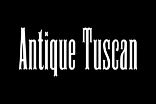 HWT Antique Tuscan No. 9 Font Font Download