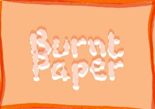 Burnt Paper Font Font Download