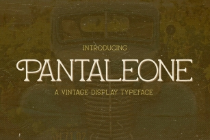 Pantaleone Font Font Download