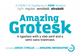 Amazing Grotesk Font Font Download