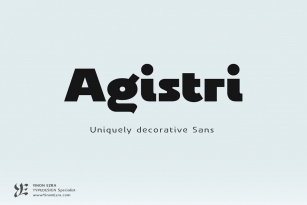 YE Agistri Font Font Download