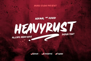 Heavyrust Font Font Download