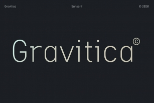 Gravitica Slab Font Font Download