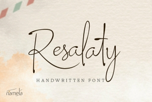 Resalaty Font Font Download