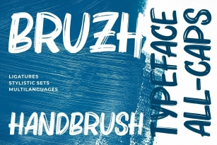 Bruzh Font Font Download